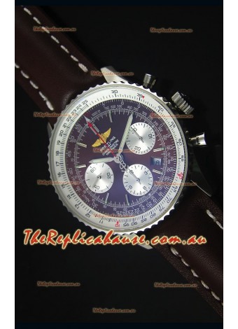 Breitling Navitimer 01 Brown Dial Steel Case  1:1 Mirror Swiss Replica Timepiece