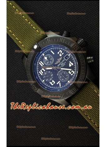 Breitling Avenger Titanium Case Swiss Replica Watch Carbon Dial 1:1 Mirror Replica Watch