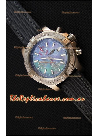 Breitling Avenger Titanium Case Swiss Replica Watch MOP Dial 1:1 Mirror Replica Watch