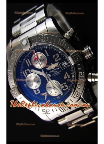 Breitling Skyland Avenger Chronograph Swiss Replica Watch Black Dial 1:1 Mirror Replica