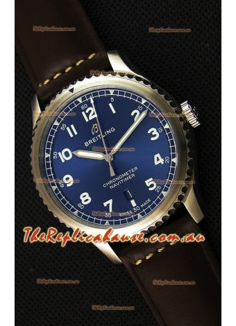 Breitling Navitimer 8 Automatic 41MM Swiss Replica Watch in Blue Dial 