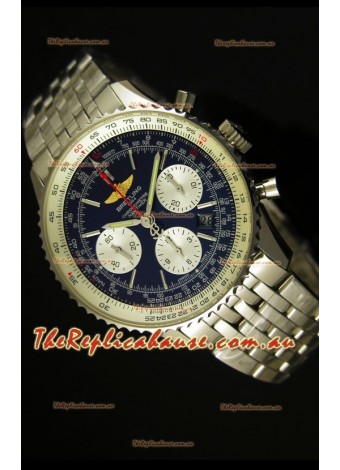 Breitling Navitimer 01 Swiss 1:1 Mirror Updated 2017 Replica Watch in Blue Dial