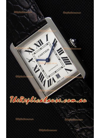 Cartier Tank Solo Swiss Automatic Watch in Steel Strap 31MM Wide 