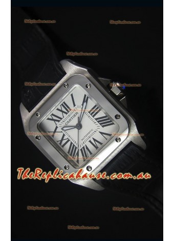 Cartier Santos 100 42MM Swiss Casing Timepiece with Japanese Movement 