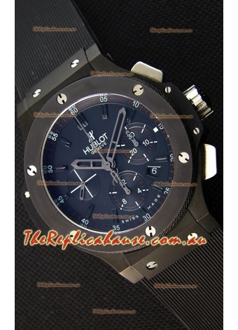 Hublot Big Bang All Black PVD Swiss Replica Watch : 1:1 Mirror Replica 