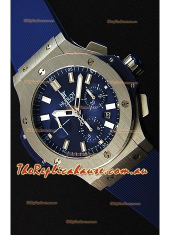 Hublot Big Bang Steel Blue Swiss Replica Watch 1:1 Mirror Replica 