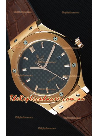 Hublot Classic Fusion King Gold Swiss Replica Watch - 1:1 Mirror Replica