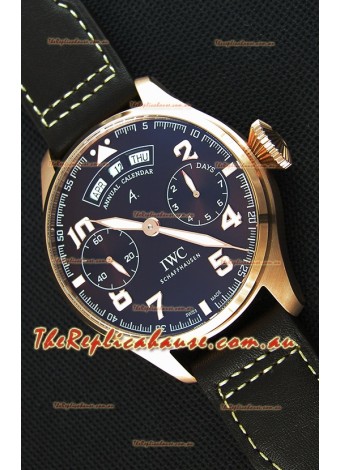 IWC Big Pilot Annual Calender Antoine de Saint Exupéry Brown Dial IW502706 1:1 Mirror Replica