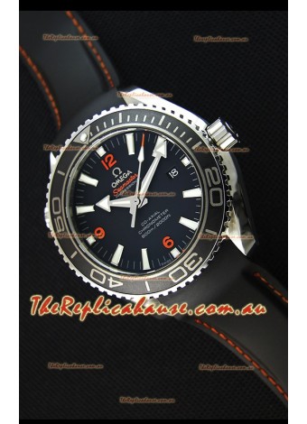 Omega Seamaster Planet Ocean Swiss Black Strap Replica 45MM 1:1 Ultimate Edition Watch 