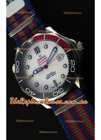 Omega Seamaster Diver 300M 007 Commander's Limited Edition Swiss 1:1 Mirror Replica Watch