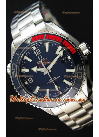 Omega Seamaster Planet Ocean Pyeong Chang 2018 Swiss Replica  1:1 Mirror Edition