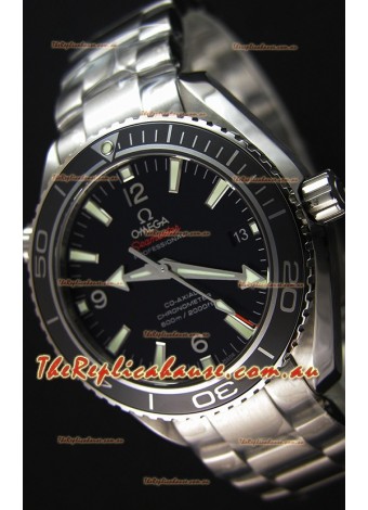 Omega Seamaster Planet Ocean Swiss Black Strap Replica 42MM 1:1 Ultimate Edition Watch 