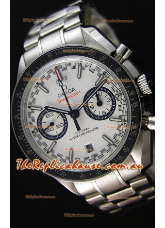 Omega Speedmaster Racing Co-Axial Master Chronograph Swiss Replica Watch White Dial