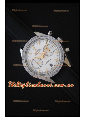 Omega Speedmaster 57 Co-Axial Chronograph Watch in Leather Strap