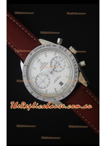 Omega Speedmaster 57 Co-Axial Chronograph Watch in Leather Strap