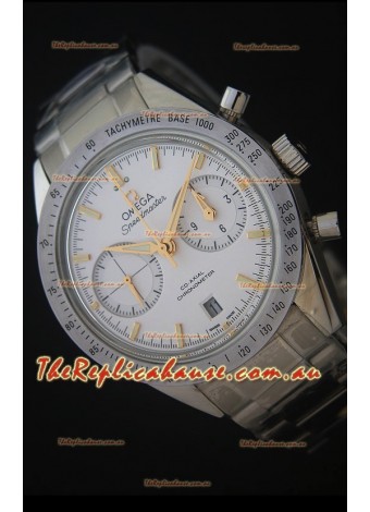 Omega Speedmaster 57 Co-Axial Chronograph in Yellow Gold Markers Swiss Watch