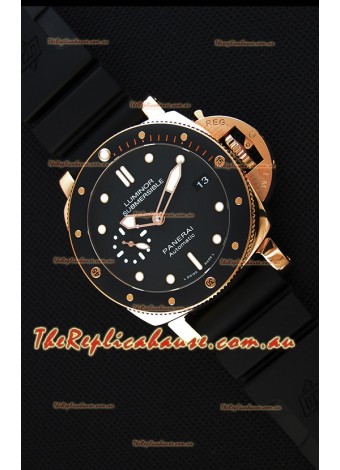 Panerai Luminor Submersible 3 days PAM684 Rose Gold Swiss 1:1 Mirror Replica Watch 