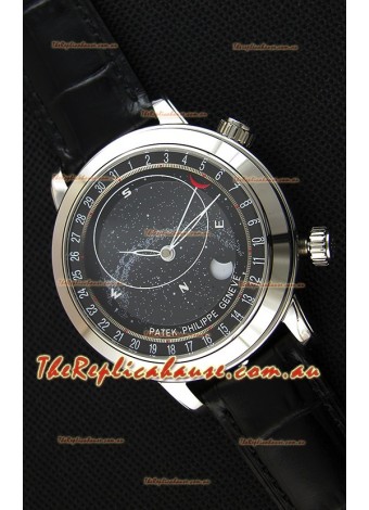 Patek Philippe Grand Complication 6102P Celestial Moon Age Grey Dial Swiss Replica Watch 
