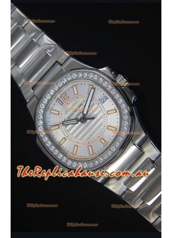 Patek Philippe Ladies Nautilus Stainless Steel Watch 36MM 