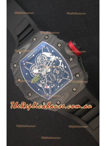 Richard Mille RM035-2 Rafael Nadal Forged Carbon Case with Red Crown