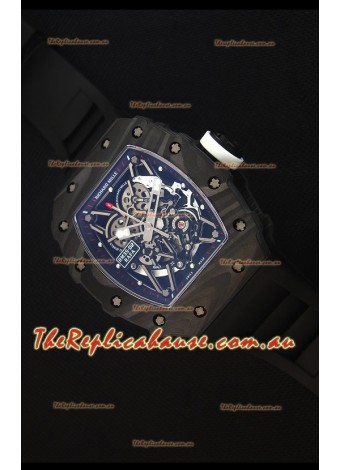 Richard Mille RM035-2 Rafael Nadal Forged Carbon Case with White Crown