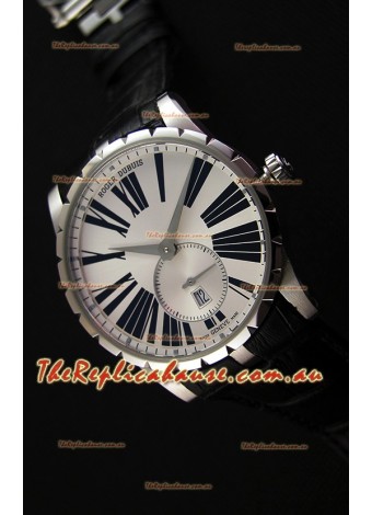 Roger Dubuis Excalibur RDDBEX0460 Steel White Swiss Replica Watch 