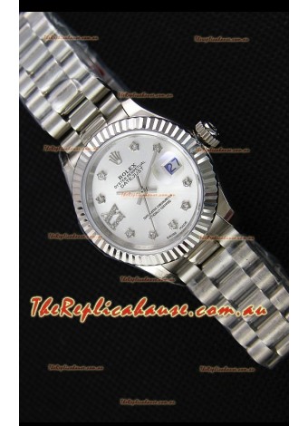 Rolex Datejust Ladies Star Diamonds Markers Swiss Watch CAL.2236 Movement 1:1 Mirror Replica