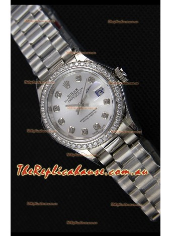 Rolex Datejust Ladies Diamonds Markers Swiss Watch CAL.2236 Movement 1:1 Mirror Replica