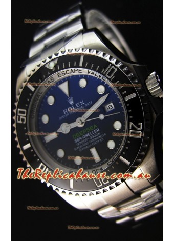 Rolex Sea-Dweller REF# 116660 Deep Sea Blue Swiss Replica 1:1 Mirror - Ultimate 904L Steel Watch 