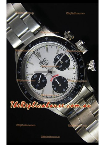 Rolex Daytona Vintage 6263 for CARTIER Edition Swiss Replica Timepiece with Black Bezel