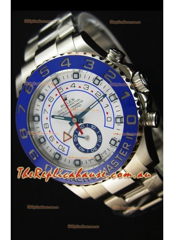Rolex Yachtmaster II Stainles Steel Ref.116680 1:1 Mirror Replica Watch (Working Stopwatch Edition) 