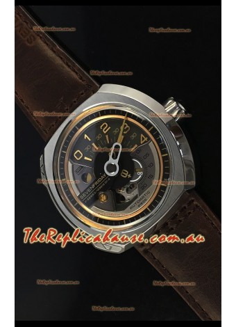 SevenFriday V02-01 Miyota 82S7 Movement 1:1 Edition Gold/Brown Dial