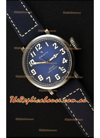 Zenith Pilot Type 20 Extra Special Blue Dial Swiss Replica Watch 40MM