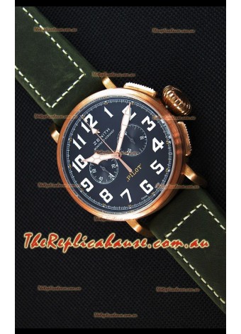 Zenith Pilot Type 20 Chronograph - Extra Special 45MM Swiss Replica Watch 