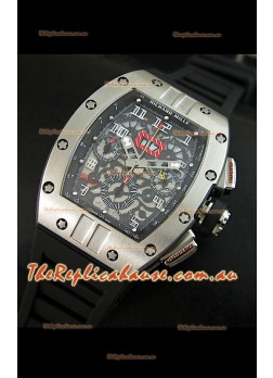 Richard Mille RM011 Filipe Massa Titanium Swiss Replica Watch
