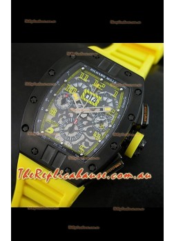 Richard Mille RM011 Filipe Massa Texas GP PVD Casing Edition Swiss Replica Watch