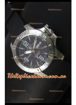 Ball Hydrocarbon Spacemaster Automatic Day Date Rubber Strap in Black Dial - Original Citizen Movement 