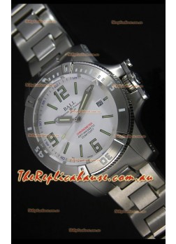 Ball Hydrocarbon Spacemaster Automatic Replica Watch in White Dial - Original Citizen Movement 