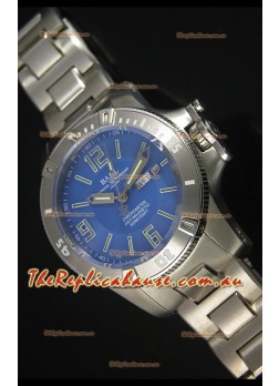 Ball Hydrocarbon Spacemaster Automatic Replica Day Date Watch in Blue Dial - Original Citizen Movement 