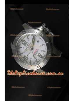 Ball Hydrocarbon Spacemaster Automatic Rubber Strap in White Dial - Original Citizen Movement 
