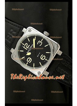 Bell and Ross BR01-94 Swiss Replica Watch in Black Dial