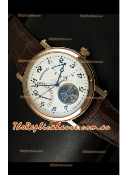 Breguet Retrograde Day/Date Japanese Automatic Watch with Tourbillon