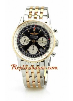 Breitling Navitimer Two Tone Swiss Wristwatch BRTLG227