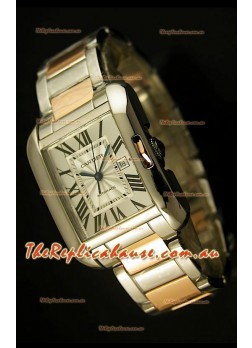 Cartier Tank Anglaise Mid Sized Swiss Watch - 1:1 Mirror Replica Watch