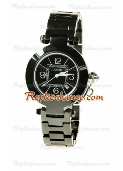 Cartier De Pasha Ceramic Ladies Wristwatch CTR114