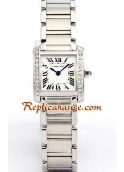 Cartier Tank Francaise Lady's Wristwatch CTR243