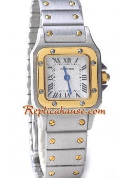 Cartier Santos Two Tone Ladies CTR207