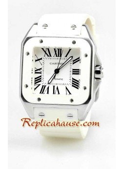 Cartier Santos 100 Swiss Wristwatch CTR196