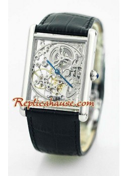 Cartier Swiss Skeleton Wristwatch CTR230