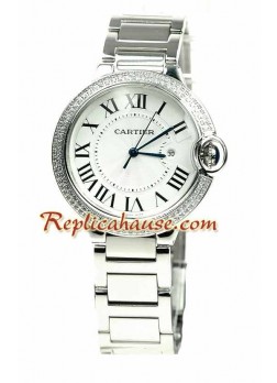 Cartier Balloon Swiss Mens Wristwatch CTR57